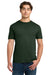 Gildan 64000 Mens Softstyle Short Sleeve Crewneck T-Shirt Forest Green Model Front