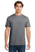 Gildan 64000 Mens Softstyle Short Sleeve Crewneck T-Shirt Heather Graphite Grey Model Front