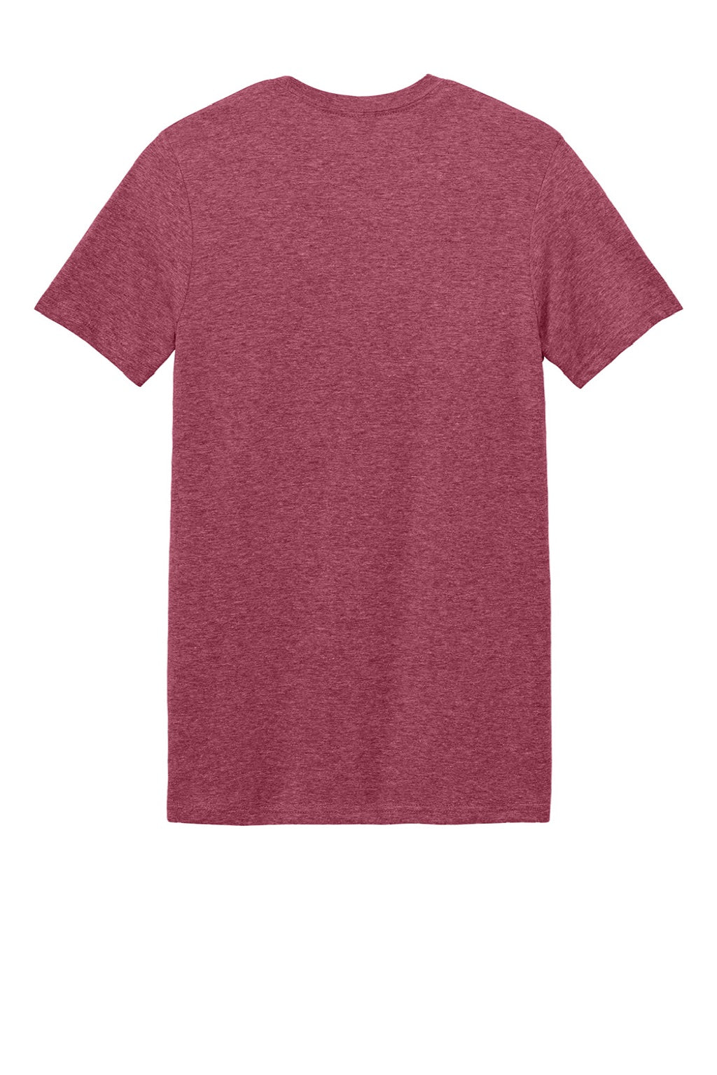 Gildan 64000 Mens Softstyle Short Sleeve Crewneck T-Shirt Heather Cardinal Red Flat Back