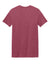 Gildan 64000 Mens Softstyle Short Sleeve Crewneck T-Shirt Heather Cardinal Red Flat Back