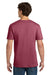 Gildan 64000 Mens Softstyle Short Sleeve Crewneck T-Shirt Heather Cardinal Red Model Back