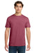 Gildan 64000 Mens Softstyle Short Sleeve Crewneck T-Shirt Heather Cardinal Red Model Front