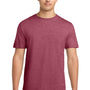 Gildan Mens Softstyle Short Sleeve Crewneck T-Shirt - Heather Cardinal Red
