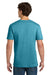 Gildan 64000 Mens Softstyle Short Sleeve Crewneck T-Shirt Heather Galapagos Blue Model Back