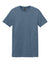 Gildan 64000 Mens Softstyle Short Sleeve Crewneck T-Shirt Heather Indigo Blue Flat Front