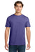 Gildan 64000 Mens Softstyle Short Sleeve Crewneck T-Shirt Heather Purple Model Front