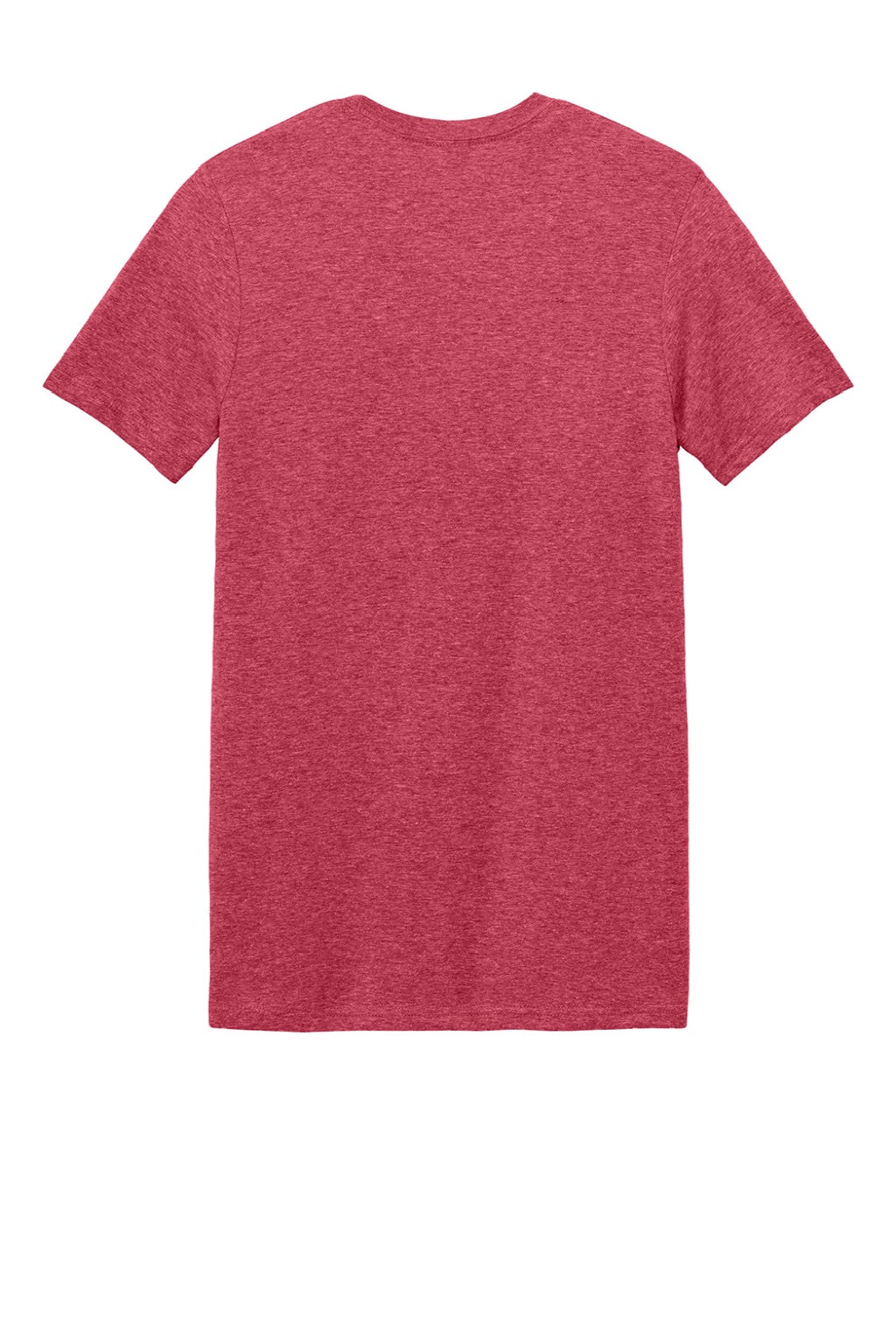 Gildan 64000 Mens Softstyle Short Sleeve Crewneck T-Shirt Heather Red Flat Back
