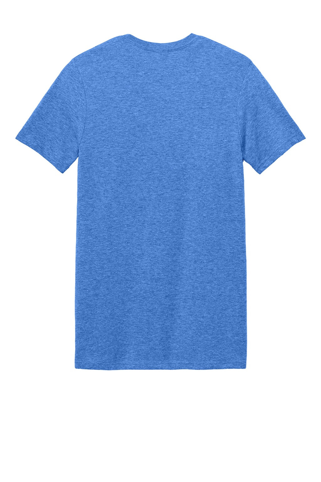 Gildan 64000 Mens Softstyle Short Sleeve Crewneck T-Shirt Heather Royal Blue Flat Back