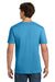 Gildan 64000 Mens Softstyle Short Sleeve Crewneck T-Shirt Heather Sapphire Blue Model Back