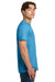 Gildan 64000 Mens Softstyle Short Sleeve Crewneck T-Shirt Heather Sapphire Blue Model Side