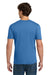Gildan 64000 Mens Softstyle Short Sleeve Crewneck T-Shirt Iris Blue Model Back