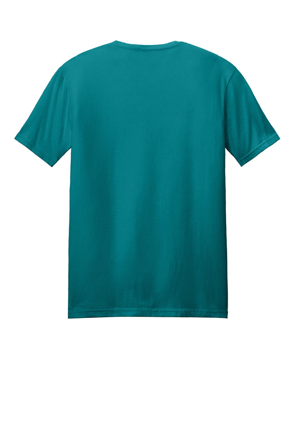 Gildan 64000 Mens Softstyle Short Sleeve Crewneck T-Shirt Jade Dome Green Flat Back