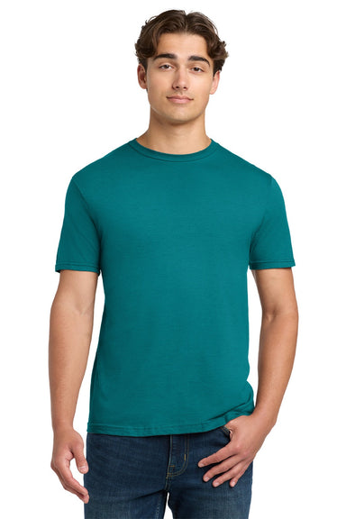 Gildan 64000 Mens Softstyle Short Sleeve Crewneck T-Shirt Jade Dome Green Model Front