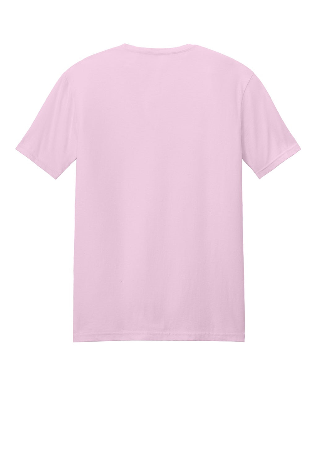Gildan 64000 Mens Softstyle Short Sleeve Crewneck T-Shirt Light Pink Flat Back