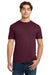 Gildan 64000 Mens Softstyle Short Sleeve Crewneck T-Shirt Maroon Model Front