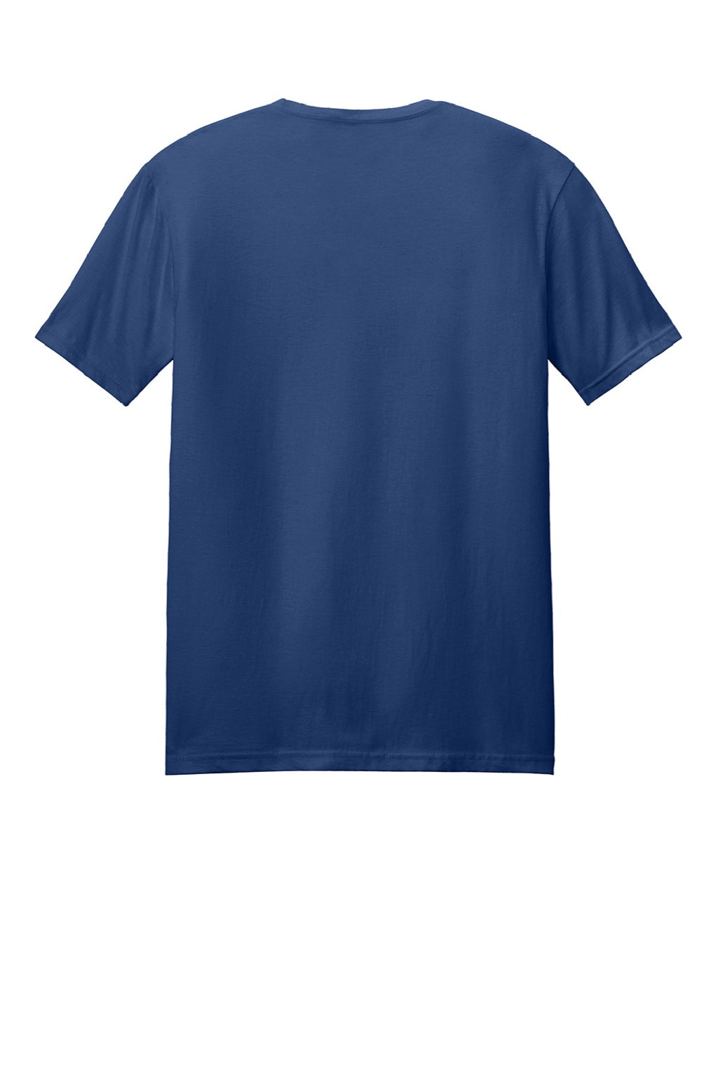 Gildan 64000 Mens Softstyle Short Sleeve Crewneck T-Shirt Metro Blue Flat Back