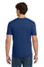 Gildan 64000 Mens Softstyle Short Sleeve Crewneck T-Shirt Metro Blue Model Back