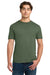 Gildan 64000 Mens Softstyle Short Sleeve Crewneck T-Shirt Military Green Model Front