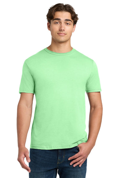 Gildan 64000 Mens Softstyle Short Sleeve Crewneck T-Shirt Mint Green Model Front