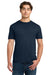 Gildan 64000 Mens Softstyle Short Sleeve Crewneck T-Shirt Navy Blue Model Front