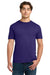 Gildan 64000 Mens Softstyle Short Sleeve Crewneck T-Shirt Purple Model Front
