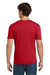 Gildan 64000 Mens Softstyle Short Sleeve Crewneck T-Shirt Red Model Back