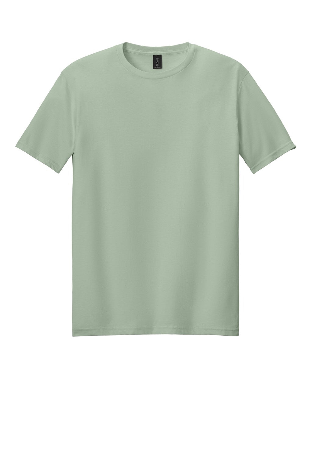 Gildan 64000 Mens Softstyle Short Sleeve Crewneck T-Shirt Sage Green Flat Front