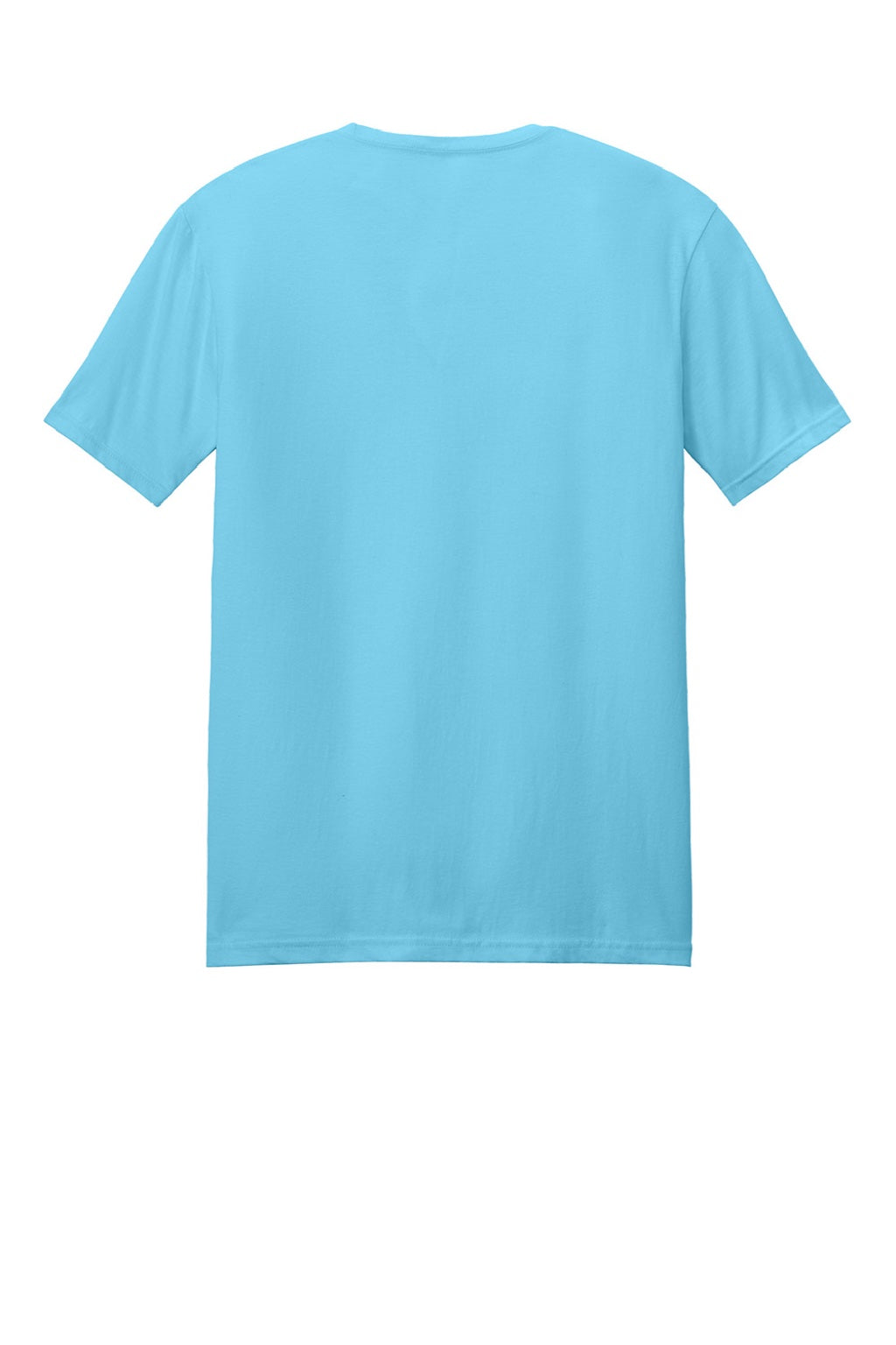Gildan 64000 Mens Softstyle Short Sleeve Crewneck T-Shirt Sky Blue Flat Back