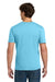 Gildan 64000 Mens Softstyle Short Sleeve Crewneck T-Shirt Sky Blue Model Back