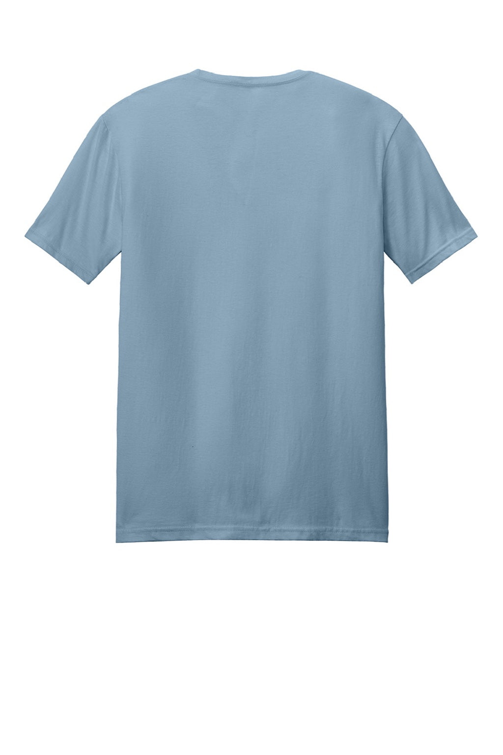 Gildan 64000 Mens Softstyle Short Sleeve Crewneck T-Shirt Stone Blue Flat Back