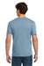 Gildan 64000 Mens Softstyle Short Sleeve Crewneck T-Shirt Stone Blue Model Back