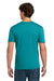 Gildan 64000 Mens Softstyle Short Sleeve Crewneck T-Shirt Tropical Blue Model Back