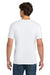 Gildan 64000 Mens Softstyle Short Sleeve Crewneck T-Shirt White Model Back