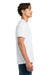 Gildan 64000 Mens Softstyle Short Sleeve Crewneck T-Shirt White Model Side
