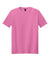 Gildan 64000 Mens Softstyle Short Sleeve Crewneck T-Shirt Azalea Pink Flat Front