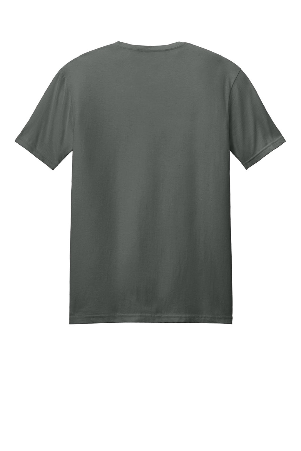 Gildan 64000 Mens Softstyle Short Sleeve Crewneck T-Shirt Charcoal Grey Flat Back