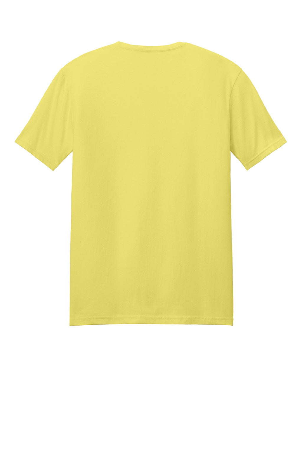 Gildan 64000 Mens Softstyle Short Sleeve Crewneck T-Shirt Cornsilk Yellow Flat Back