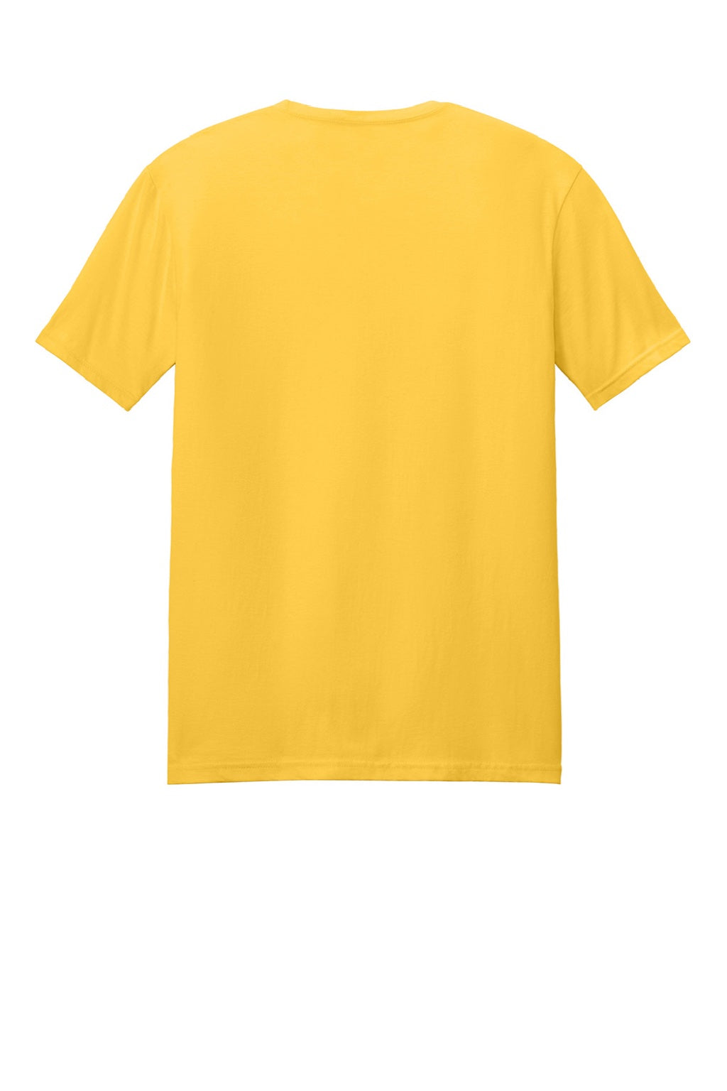 Gildan 64000 Mens Softstyle Short Sleeve Crewneck T-Shirt Daisy Yellow Flat Back