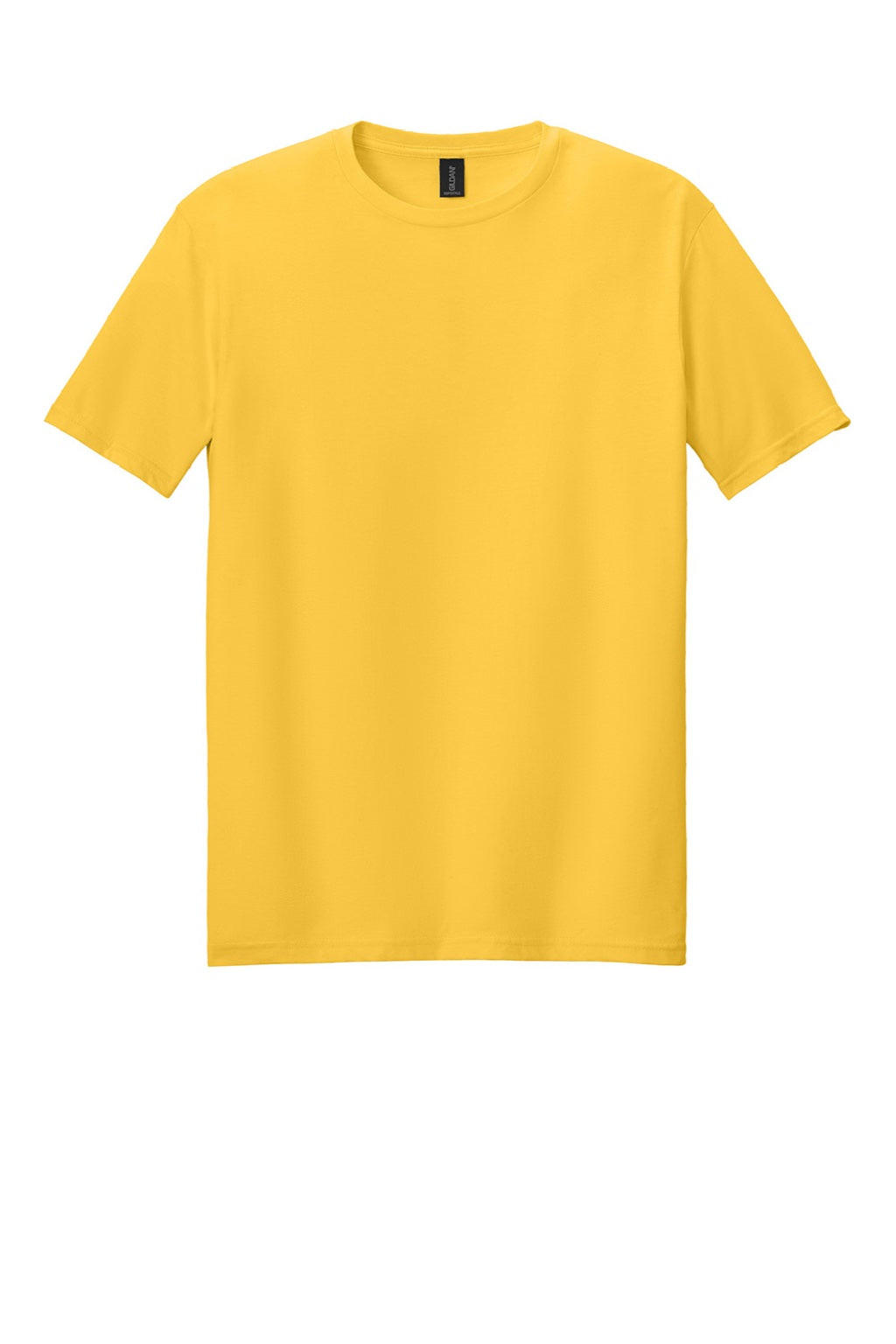 Gildan 64000 Mens Softstyle Short Sleeve Crewneck T-Shirt Daisy Yellow Flat Front