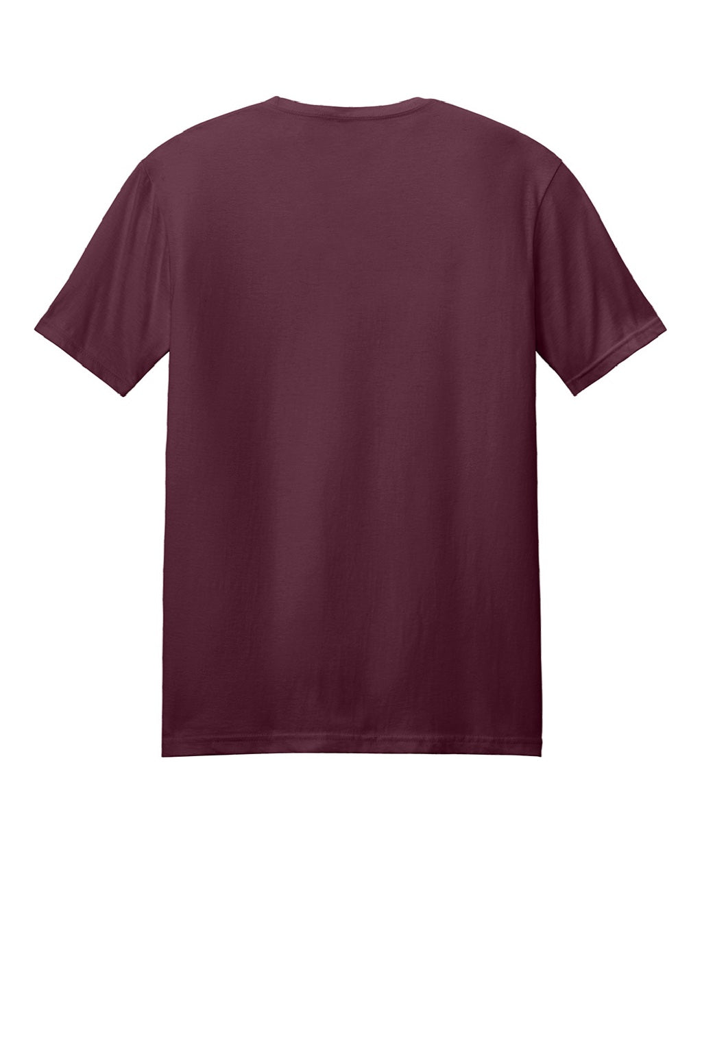Gildan 64000 Mens Softstyle Short Sleeve Crewneck T-Shirt Maroon Flat Back