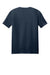 Gildan 64000 Mens Softstyle Short Sleeve Crewneck T-Shirt Navy Blue Flat Back