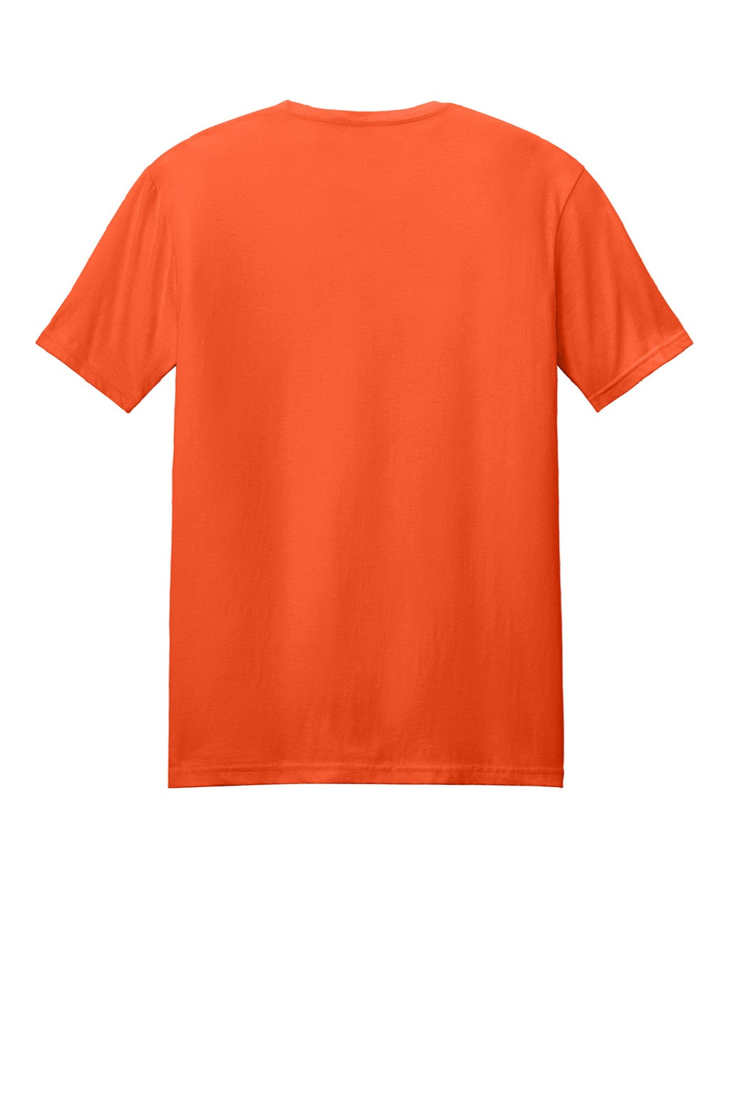 Gildan 64000 Mens Softstyle Short Sleeve Crewneck T-Shirt Orange Flat Back