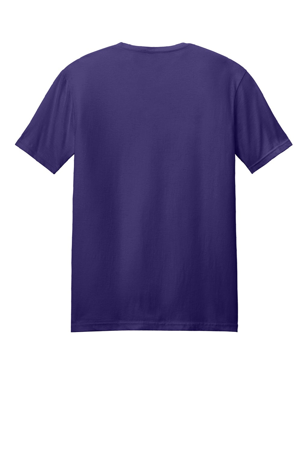 Gildan 64000 Mens Softstyle Short Sleeve Crewneck T-Shirt Purple Flat Back