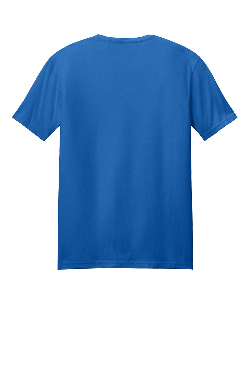 Gildan 64000 Mens Softstyle Short Sleeve Crewneck T-Shirt Royal Blue Flat Back