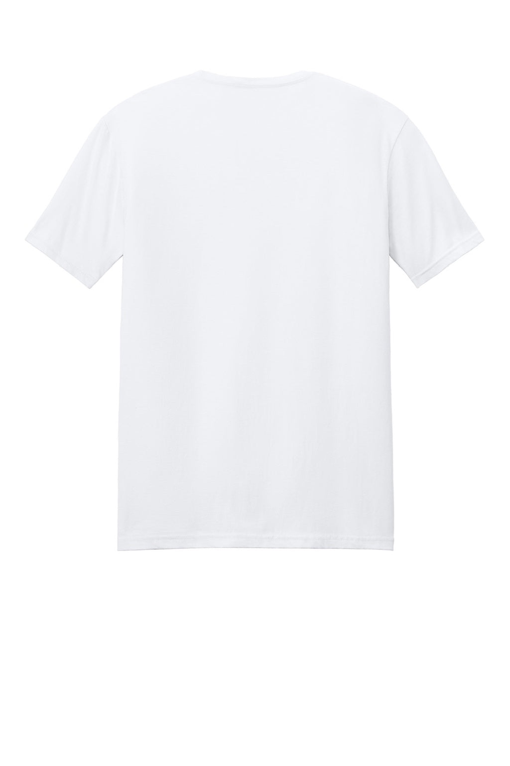 Gildan 64000 Mens Softstyle Short Sleeve Crewneck T-Shirt White Flat Back
