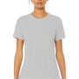 Bella + Canvas Womens CVC Short Sleeve Crewneck T-Shirt - Heather Silver Grey