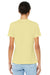 Bella + Canvas BC6400CVC/6400CVC Womens CVC Short Sleeve Crewneck T-Shirt Heather French Vanilla Model Back