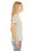 Bella + Canvas BC6400CVC/6400CVC Womens CVC Short Sleeve Crewneck T-Shirt Heather Prism Natural Model Side