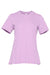 Bella + Canvas BC6400CVC/6400CVC Womens CVC Short Sleeve Crewneck T-Shirt Heather Prism Lilac Flat Front