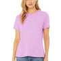 Bella + Canvas Womens CVC Short Sleeve Crewneck T-Shirt - Heather Prism Lilac